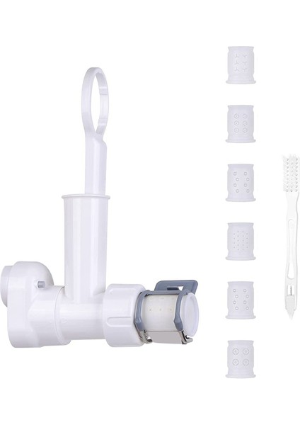 Kitchenaid Stand Mikseri Için Mikser Aksesuarları 6 Farklı Şekilde Makarna Çıkışı Dayanıklı Makarna Aparatı (Yurt Dışından)