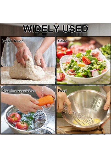 Paslanmaz Çelik Karıştırma Kabı Seti Çok Amaçlı Çorba Kabı 5 Boyut Yerden Tasarruf Sağlayan Iç Içe Geçen Kase Seti (Yurt Dışından) fırsatları