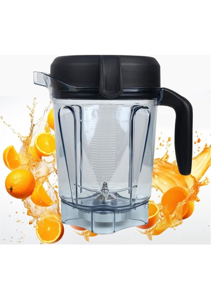 Vitamix Blender Sürahi 64OZ Vitamix 750, 5200, 5000, 6300, 7500 Kap Kavanoz Bardak Için Düşük Profilli Yedek (Yurt Dışından) fiyatları