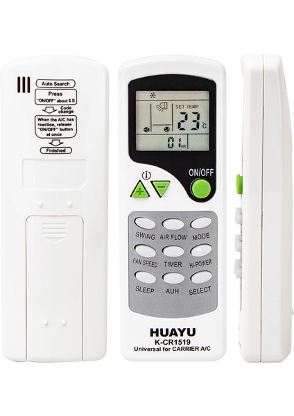 Belirtilmemiş Carrier Universal Klima Kumandası K-Cr1519 Huayu