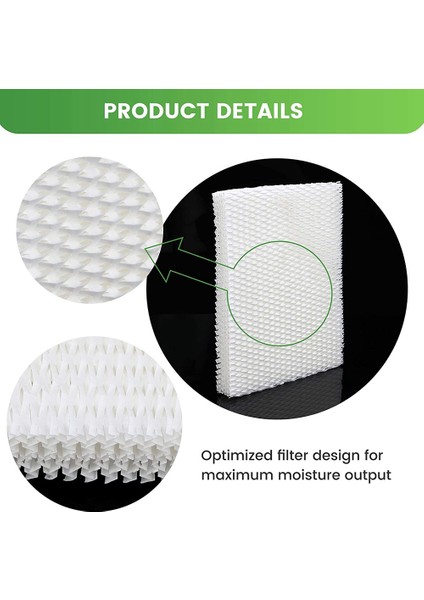 Vornado MD1-0034 Buharlaştırıcı Nemlendirici Aksesuarları Model EVAP40, Evap2, EV100, EV200 ile Uyumlu Yedek Filtreler (Yurt Dışından)