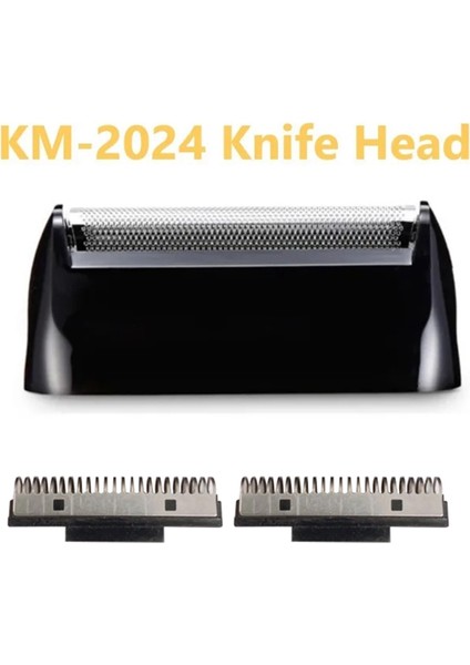 Kemei KM-2024 Elektrikli Tıraş Makinesi Için Tıraş Bıçağı Başlığını Değiştirin Erkekler Için Ağ Bıçağı Ağ Sakal Tıraş Parçaları (Yurt Dışından)