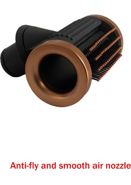 Dyson'ın Airwrap Saç Kurutma Makinesi Aksesuarlarının Tüm Serisi Için Uçma Önleyici Nozul Uçma Önleyici Pürüzsüz Nozul - Altın Bakır (Yurt Dışından)
