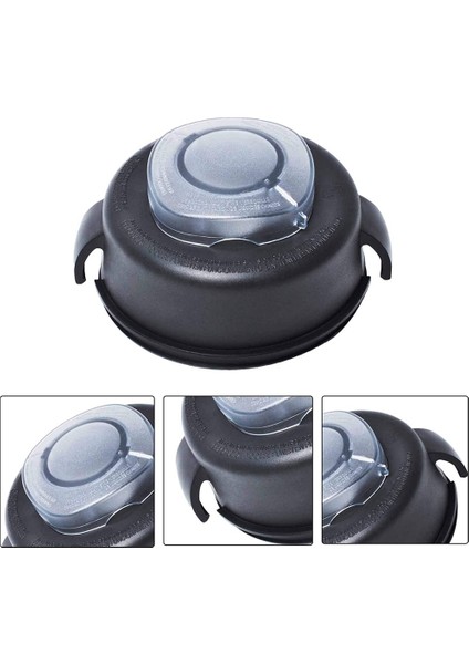 Vitamix 64-Ons (Yüksek Profilli) Kap Blender Yedek Parçaları Için 2 Parçalı Kapak ve Tapa Vitamix 5200 5000 Için Uyumlu (Yurt Dışından)