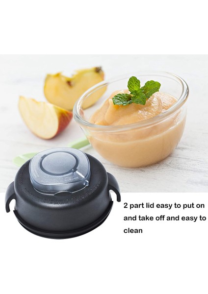 Vitamix 64-Ons (Yüksek Profilli) Kap Blender Yedek Parçaları Için 2 Parçalı Kapak ve Tapa Vitamix 5200 5000 Için Uyumlu (Yurt Dışından)