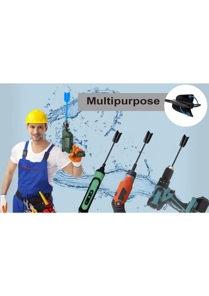 Matkap Için 4 Adet Epoksi Karıştırıcı Ataşmanı, Epoksi Reçine, Boya, Seramik Sır Karıştırma Için Yeniden Kullanılabilir Boya ve Reçine Karıştırıcı Kürek (Yurt Dışından)