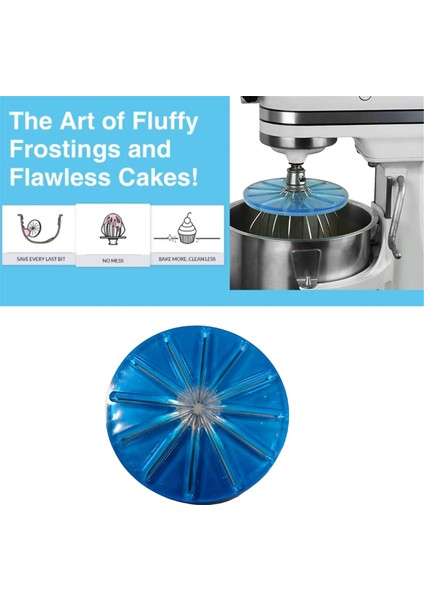 Kitchenaid Stand Mikser Aksesuarları Için Whisk Wiper Pro 6-Tel Karıştırma Başlığı Sıçrama Önleyici Baffle Karıştırma Dağınıklık Olmadan B (Yurt Dışından) fiyatları