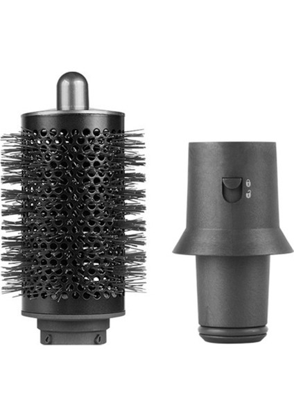 Dyson Airwrap Saç Kurutma Makinesi Çok Amaçlı Şekillendirici Adaptörlü Büyük Yuvarlak Hacim Veren Fırça, Kıvırma Saç Aleti, Gümüş-Gri (Yurt Dışından)