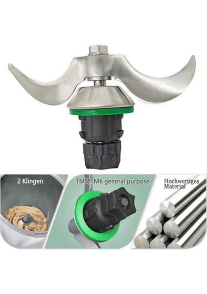 Thermomix Tm6 Tm5 Gıda Işlemcisi Aksesuarları Için Yoğurma Hamur Mikseri Bıçağı Un Karışımı Pürüzsüz Hamur Karıştırma Formu Macun (Yurt Dışından) fırsatları