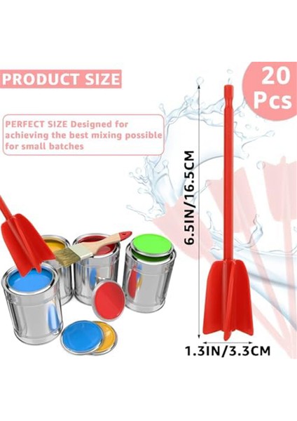 20 Adet Boya Karıştırıcı Matkap Aparatı, Matkap Için Boya Karıştırıcı, Helix Boya Karıştırıcı Reçine Karıştırıcı Epoksi Kürekler Reçine Karıştırma Için (Yurt Dışından)