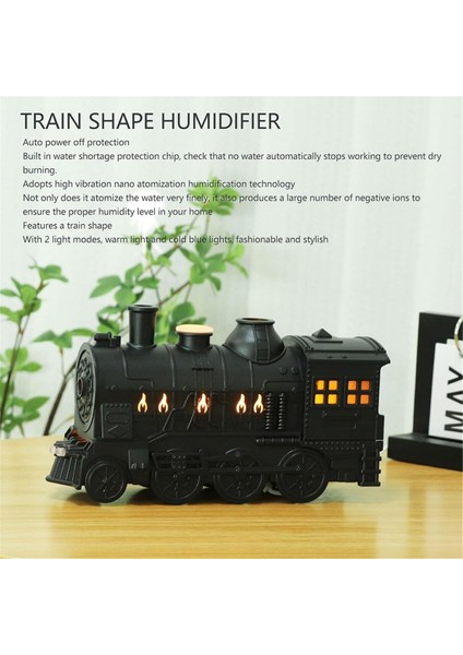 Tren Nemlendiriciler Tren Aromaterapi Soğuk Sis Difüzörü Hava Nemlendiriciler Uzaktan Kumandalı Yağ Retro Difüzörler Ingiltere Fişi (Yurt Dışından) fırsatları