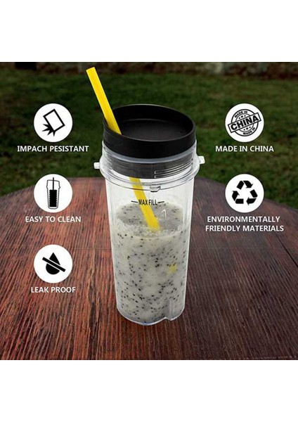 2 Adet 16 Oz Dört Kapaklı Bardak, Ninja BL660 BL770 BL740/QB3000/BL810 Blender Için Blender Yedek Parça Aksesuarları (Yurt Dışından) fırsatları