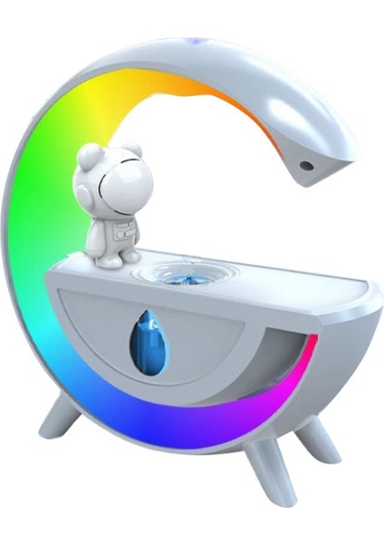 Anti-Yerçekimi Hava Nemlendirici 350ML Rgb Işıklı Ultrasonik Nemlendirici Bluetooth 5.0 Hoparlörlü Ev Ofis Için (Yurt Dışından)