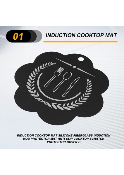 Indüksiyonlu Pişirme Yüzeyi Matı Silikon Fiberglas Indüksiyonlu Pişirme Yüzeyi Koruyucu Mat Kaymaz Pişirme Yüzeyi Çizik Koruyucu Kapak B (Yurt Dışından) fırsatları