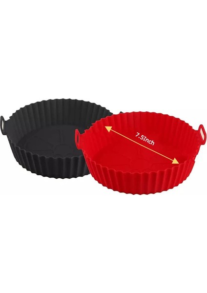 Silikon Hava Fritöz Kaplamaları, Tekrar Kullanılabilir Hava Fritöz Sepeti, Hava Fritöz Silikon Tencere Fırın Hava Fritöz Aksesuarları, Parşömen Kağıdı (Yurt Dışından)