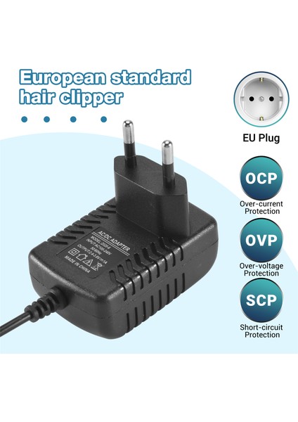 2.4V 3.6V Şarj Cihazı Ab Fişi Güç Adaptörü Elektrikli Tıraş Makinesi Şarj Cihazı Yetişkinler, Çocuklar, Evcil Hayvan Tıraş Makineleri Için (Yurt Dışından)