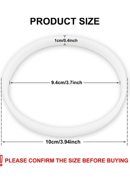 6 Paket Kauçuk Conta Yedek Conta Beyaz O-Ring Ninja Sıkacağı Blender Bardakları Yedek Parça Contaları BL770 Büyük (Yurt Dışından) fırsatları