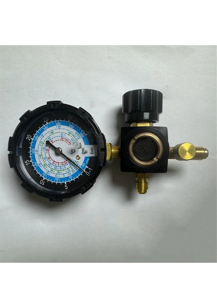 R134A Düşük Taraf Basınç Ölçeri R410A R22 R404A Klima Soğutucu Akışkan Şarjı Için Tek Manifold Ölçeri Düşük (Yurt Dışından)
