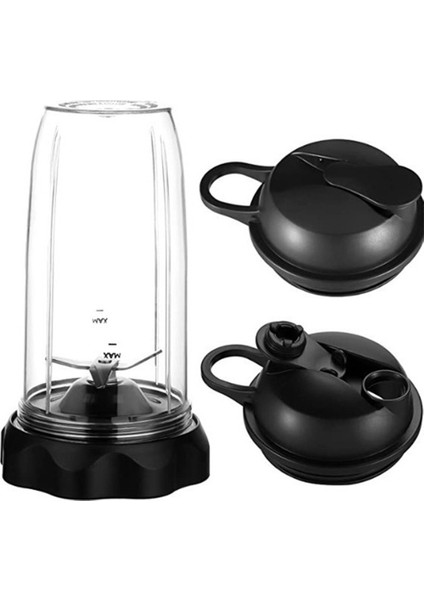 Nutribullet NBF70500 Ekstraktör Bıçağı 1200W Blender Motor Tabanı Için Kapaklı ve Çevirmeli Bıçaklı Yedek 24OZ Bardak (Yurt Dışından)