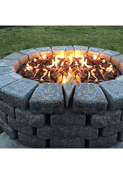 6 Inç Yuvarlak Ateş Çukuru Brülör Halkası Doğal Gaz ve Propan Ateş Çukuru Şömine Iç ve Dış Mekan Için Ateş Çukuru Brülörü (Yurt Dışından) fırsatları