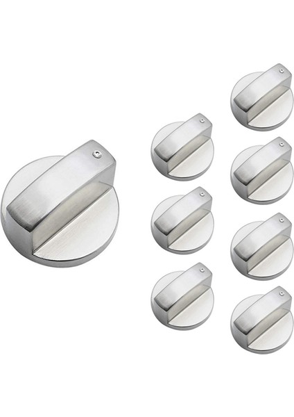 8 Adet Metal Gümüş Gazlı Ocak Ocak Düğmeleri Adaptörü Fırın Anahtarı Pişirme Yüzeyi Kontrol Kilitleri Pişirme Kapları Parçalarının Değiştirilmesi (Yurt Dışından) fiyatları