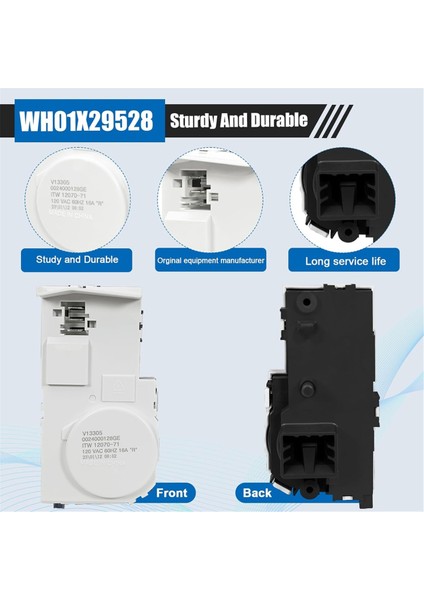 WH01X29528 Ge Çamaşır Makinesi Için Uyumlu Çamaşır Makinesi Kapı Kilidi, Yedek AP6985313, PD00060769, EAP12749276, 4958749 (Yurt Dışından) fırsatları