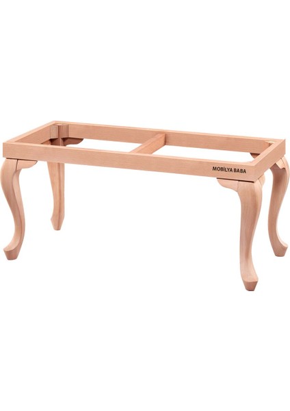 Aksu 90 Lık Lükens Puf Cilasız Ham Ahşap