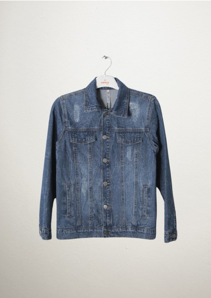 Erkek Çocuk Gabardin Kot Ceket 124504