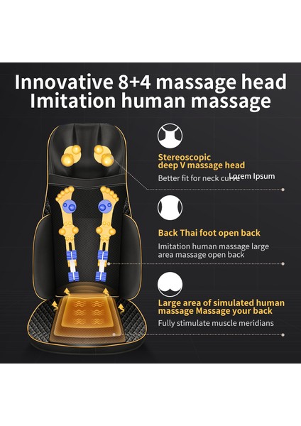 Hilda HL-K5S Isıtmalı Koltuk Masaj Aleti indirimleri