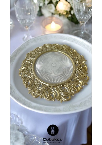 6 Adet Helen Model Supla Gold Renk (Altın Kaplama)