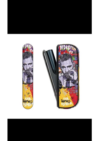 Iqos Illuma Uyumlu Kapaklı Kılıf Graffiti(Terrea Ile Çalışan Cihaza Uyumludur)