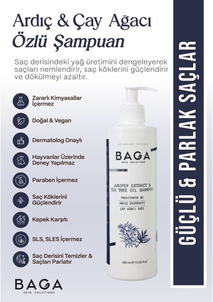 Ardıç & Çay Ağacı Özlü Şampuan