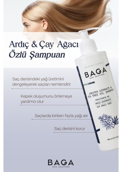 Ardıç & Çay Ağacı Özlü Şampuan