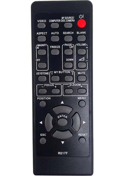Hitachi Bz-1, CP-A221N, CP-A222WN, CP-A301N, CP-A302WN, CP-A352WN, CP-AW2519N Için R017F Projektör Uzaktan Kumandası (Yurt Dışından)