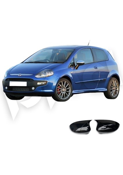 2009-2012 Fıat Punto Evo Batman Yarasa Ayna Kapağı ( Sağ ve Sol Birlikte )
