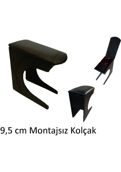 Dokker Kol Dayama Montajsız Araca Özel Kolçak 9.5cm Genişlik Birebir Uyumlu