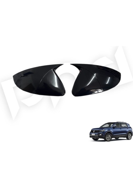 2022+ Vw T-Cross Batman Yarasa Ayna Kapağı ( Sağ ve Sol Birlikte )