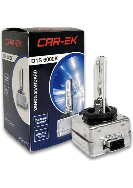D1S 6000 Kelvin Xenon Ampul Serisi 12V 35W Gazlı Ampul Beyaz Işık