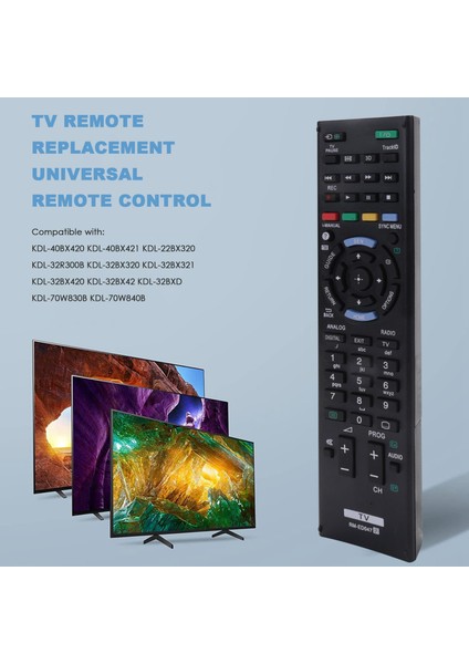 Tv Uzaktan Yedek Evrensel Uzaktan Kumanda Sony Bravia Tv Için RM-ED047 RM-YD103 RM-ED050 RM-ED052 RM-ED053 RM-ED060 (Yurt Dışından)