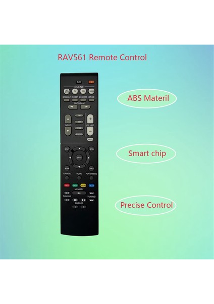 RAV561 ZZ43210 Yamaha Ev Sinema Alıcısı Için Uzaktan Kumanda HTR-3072 RX-V385 YHT-4950UBL RX-V381 RX-V383 HTR-3071 (Yurt Dışından) modelleri