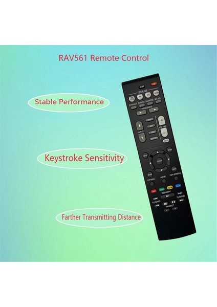RAV561 ZZ43210 Yamaha Ev Sinema Alıcısı Için Uzaktan Kumanda HTR-3072 RX-V385 YHT-4950UBL RX-V381 RX-V383 HTR-3071 (Yurt Dışından) fırsatları