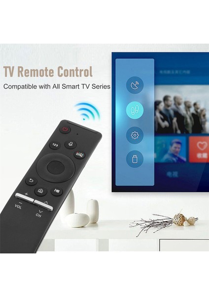 Samsung Akıllı Tv Için Evrensel Ses Uzaktan Kumanda Değiştirme Bluetooth Uzaktan Tüm LED QLED LCD 4K 8k Hdr Kavisli Tv (Yurt Dışından) indirimleri