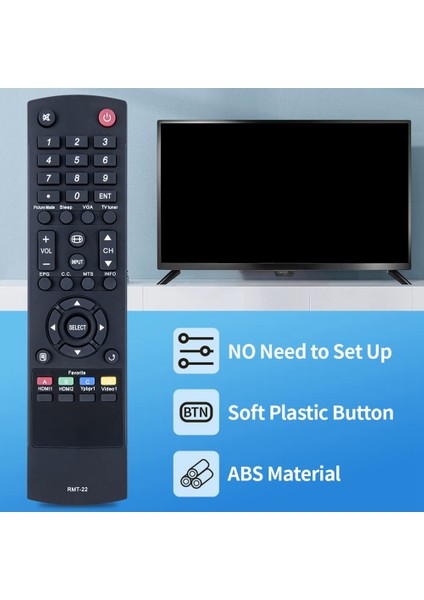 Uzaktan Kumanda Westinghouse EW39T6MZ UW32S3PW UW32SC1W UW37SC1W UW46T7HW UW48T7HW UW39T7HW EW39T6MZ Için Değiştirilen Rmt-22 (Yurt Dışından) fırsatları