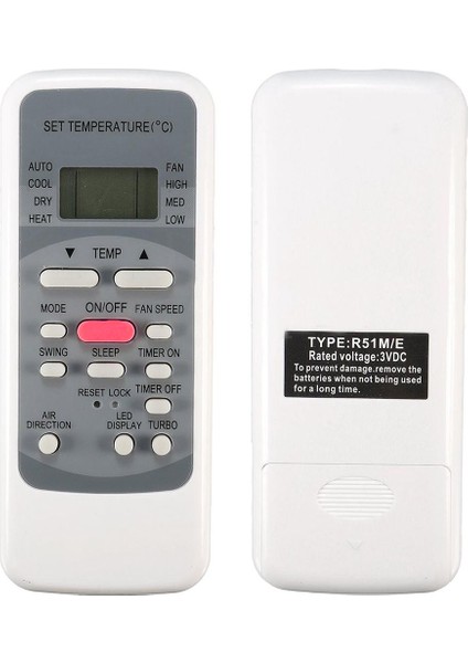 Midea R51D R51M R51E RG51113/BGCE Için Klima Uzaktan Kumandanın Değiştirilmesi (Yurt Dışından)