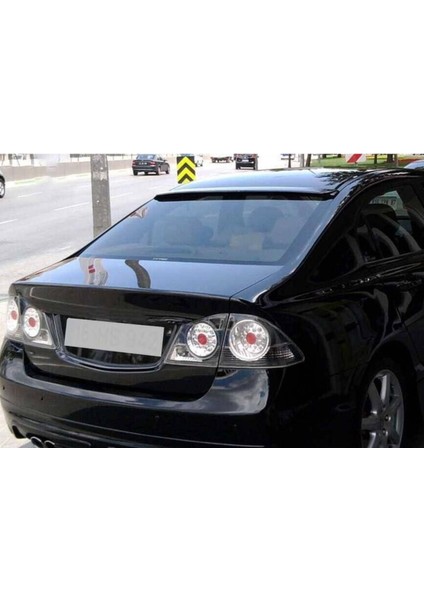 Honda Civic 2006-2011 Fd6 Arka Cam Üstü Spoiler Pianoblack