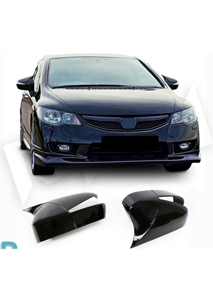 2006-2011 Honda Cıvıc Fd6 Batman Yarasa Ayna Kapağı ( Sağ ve Sol Birlikte )