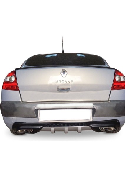 Renault Megane 2 Difüzör Arka Tampon Çift Egzoz Çıkışlı