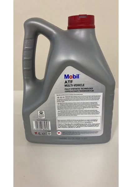 Atf Multi-Vehicle Dexron Vı Otomatik Şanzıman Yağı - 4 Lt.