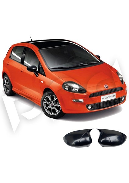 2009-2012 Fıat Punto Evo Batman Yarasa Ayna Kapağı ( Sağ ve Sol Birlikte )
