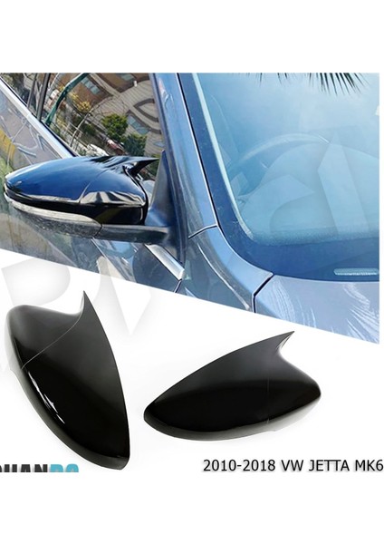 2010-2018 Volkswagen Jetta Mk6 Batman Yarasa Ayna Kapağı ( Sağ ve Sol Birlikte )